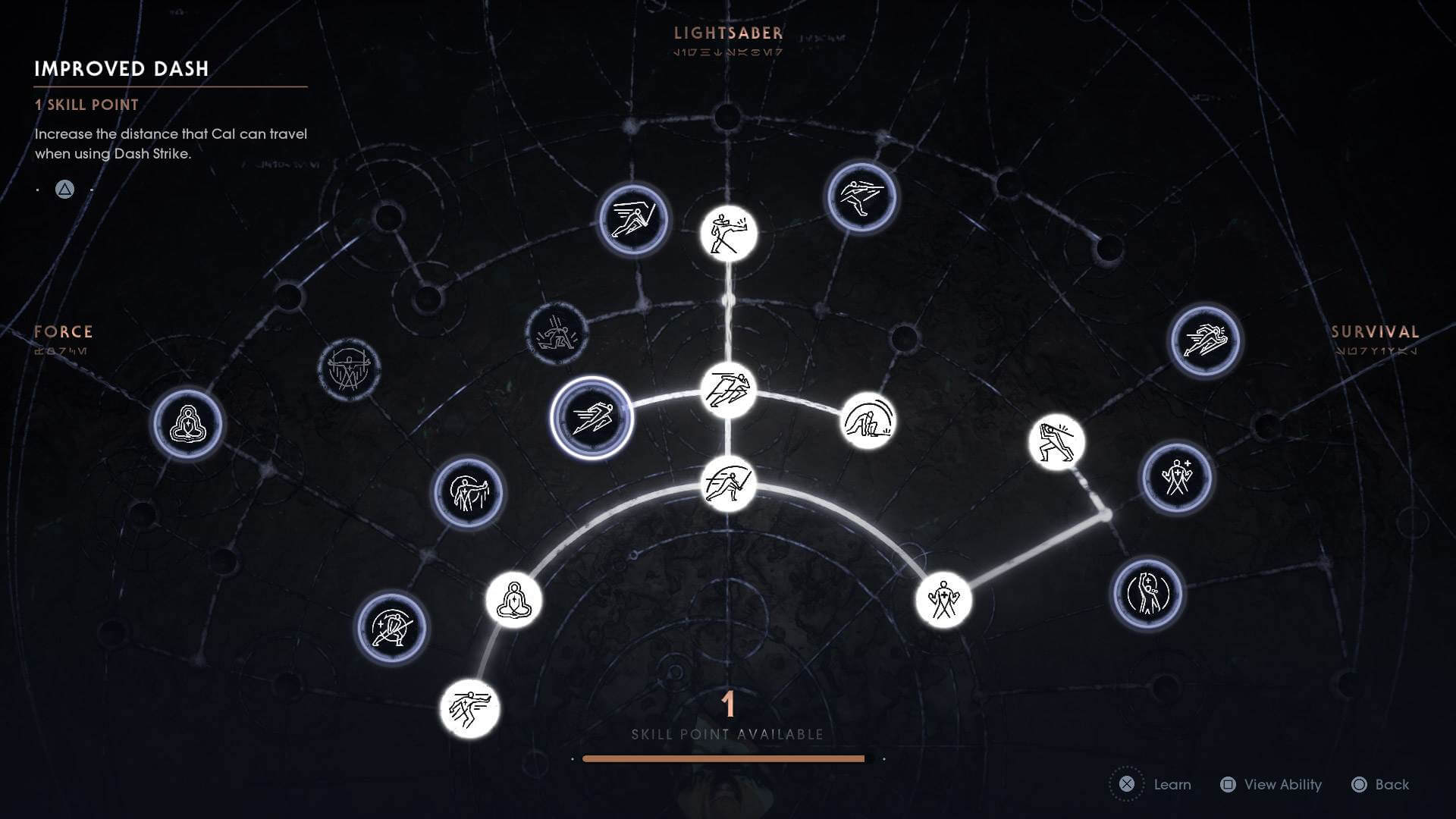 Star Wars Jedi: Fallen Order skill tree